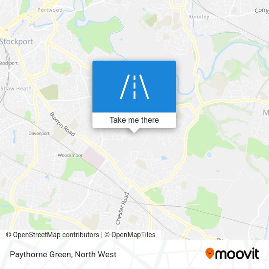 Paythorne Green map