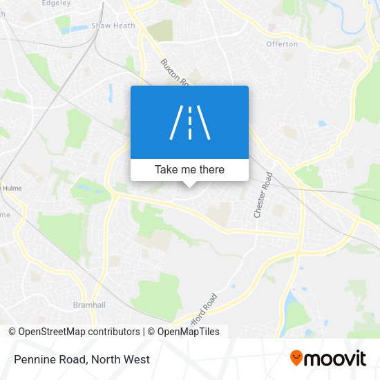 Pennine Road map
