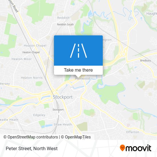 Peter Street map