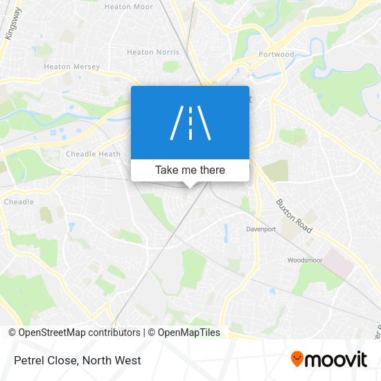 Petrel Close map