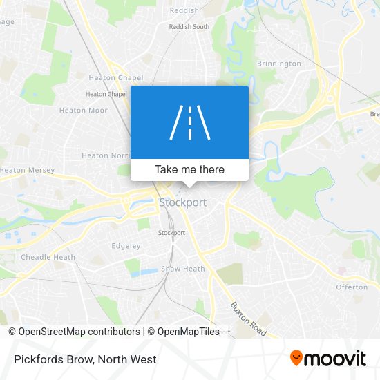 Pickfords Brow map