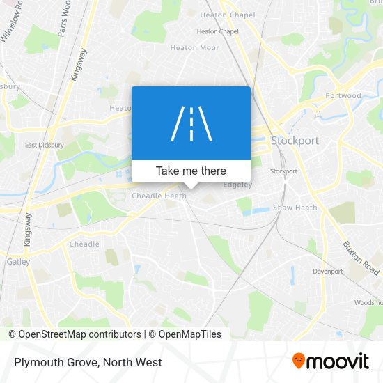 Plymouth Grove map