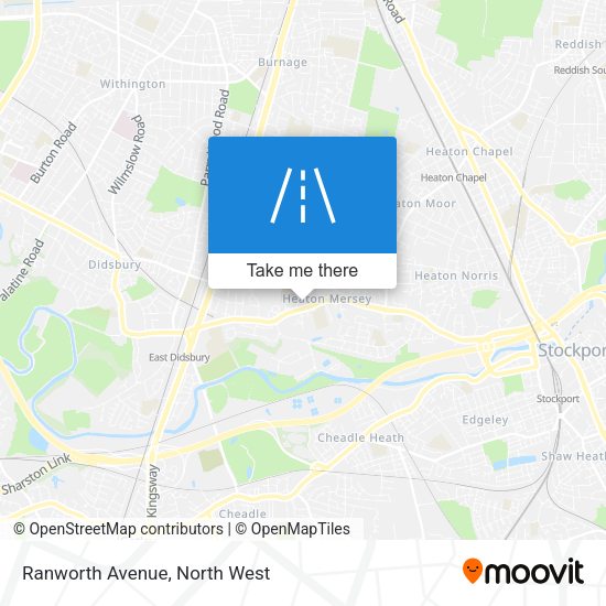 Ranworth Avenue map