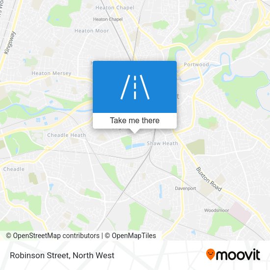Robinson Street map