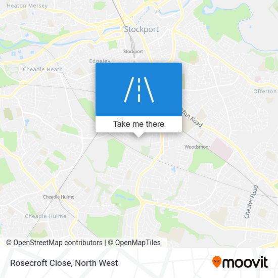 Rosecroft Close map