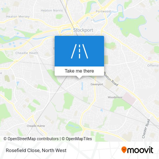 Rosefield Close map