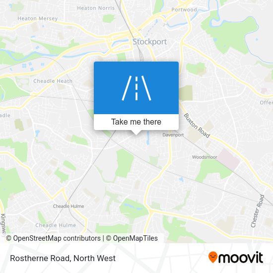 Rostherne Road map