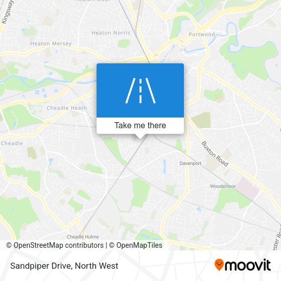 Sandpiper Drive map