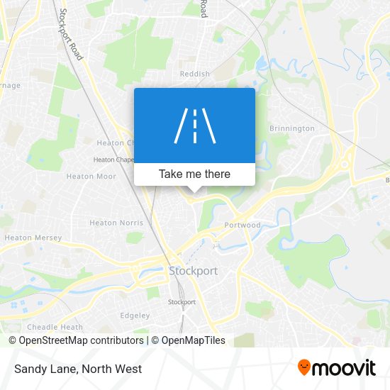 Sandy Lane map