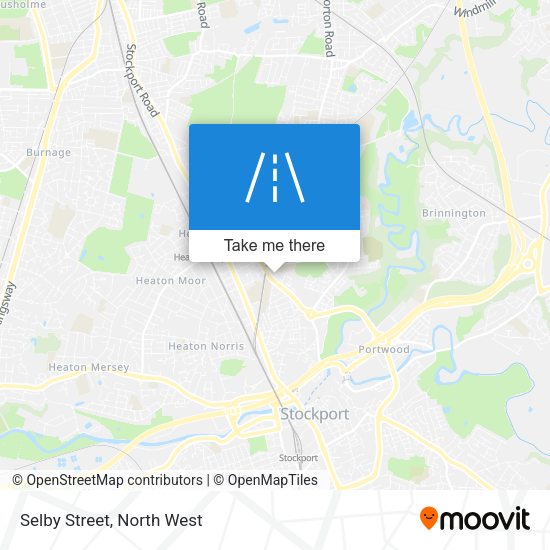Selby Street map