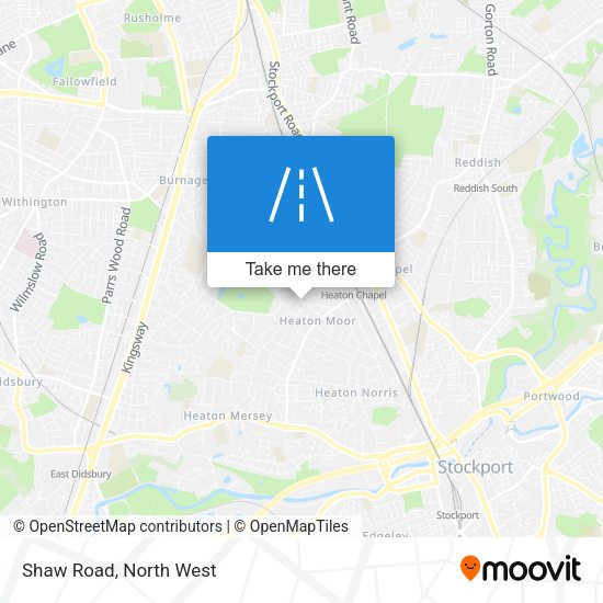 Shaw Road map