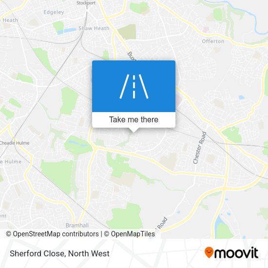 Sherford Close map