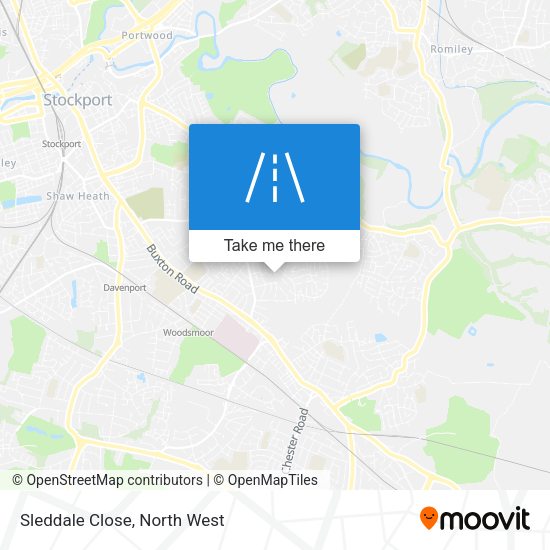 Sleddale Close map