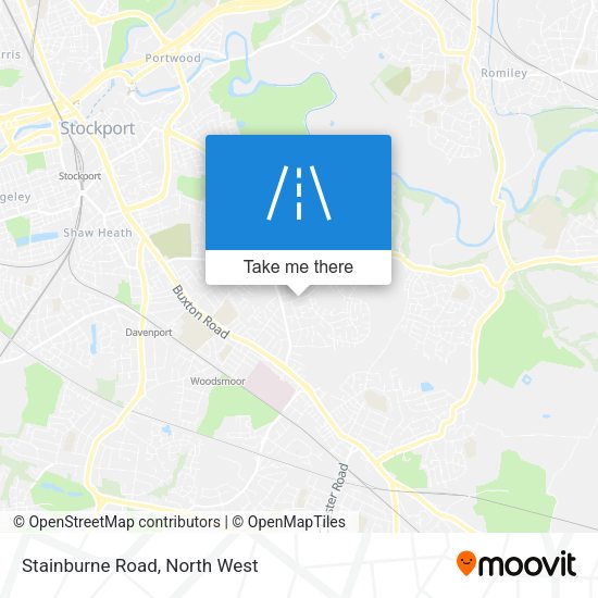 Stainburne Road map