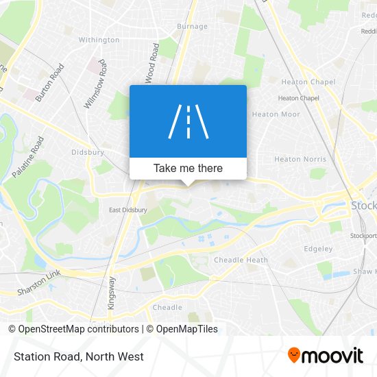 Station Road map