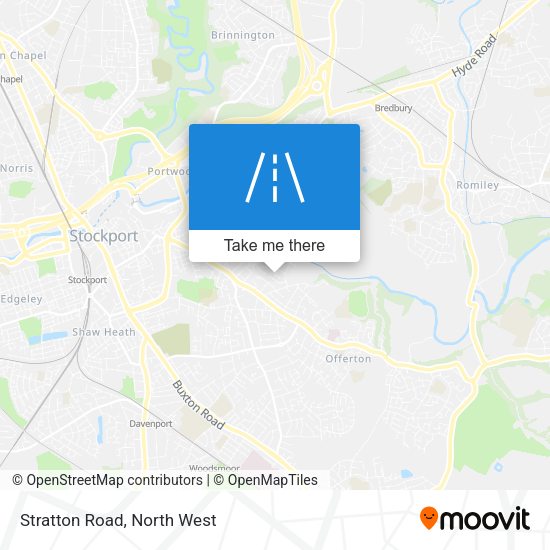 Stratton Road map