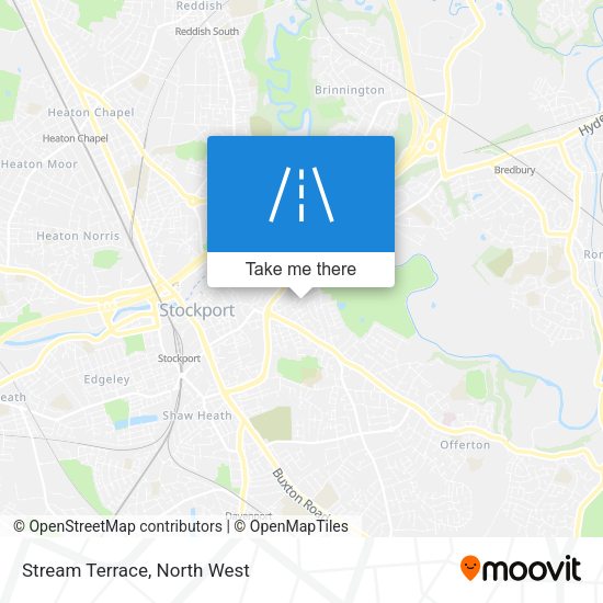 Stream Terrace map