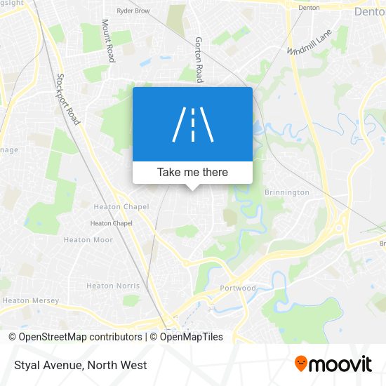 Styal Avenue map