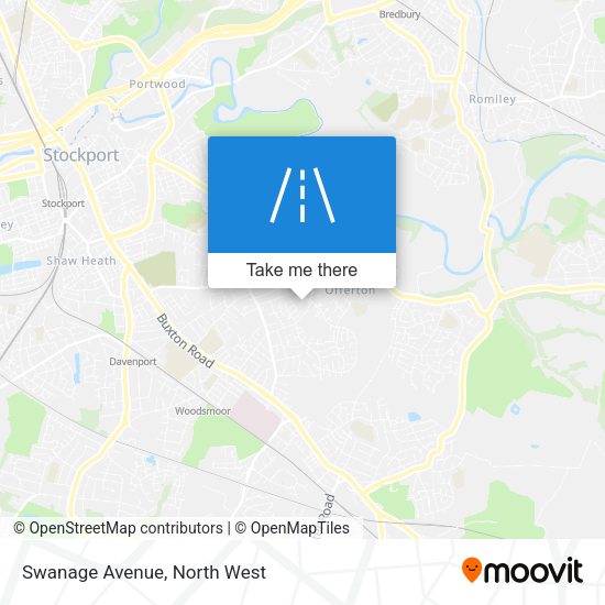 Swanage Avenue map