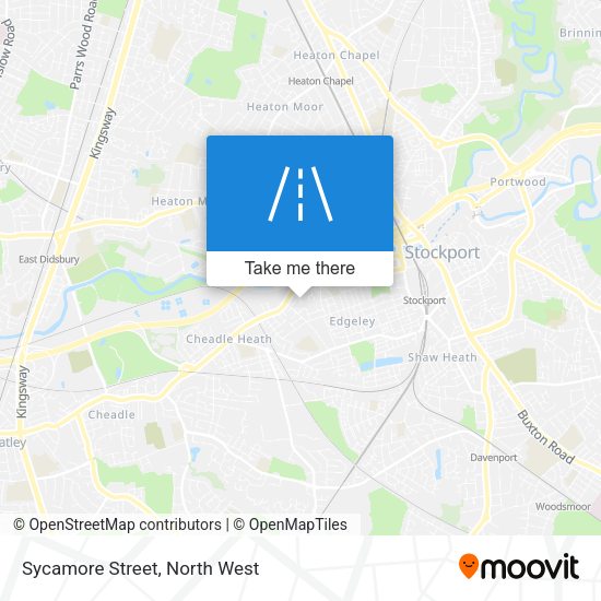 Sycamore Street map