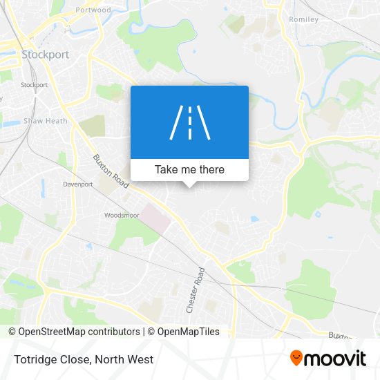 Totridge Close map