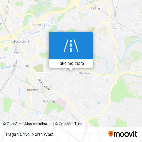Tragan Drive map