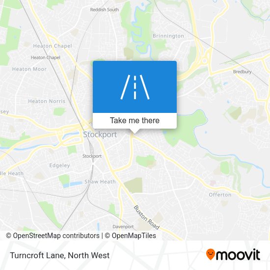 Turncroft Lane map