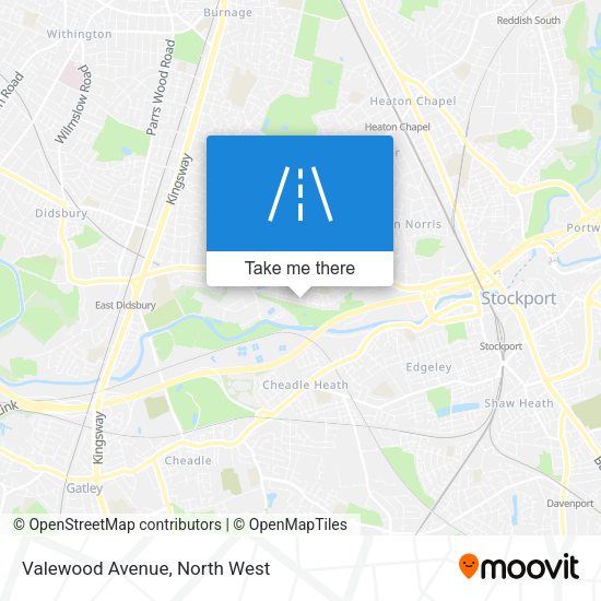 Valewood Avenue map