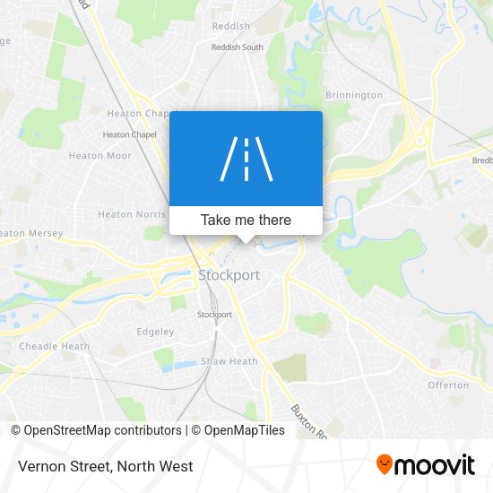 Vernon Street map