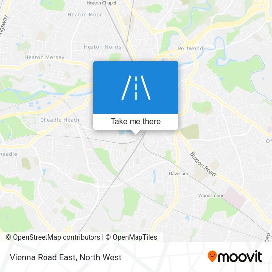 Vienna Road East map