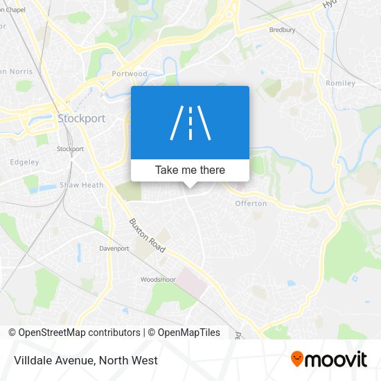 Villdale Avenue map