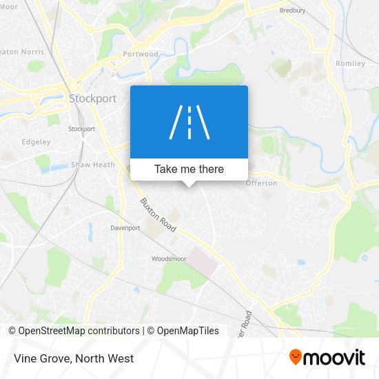 Vine Grove map