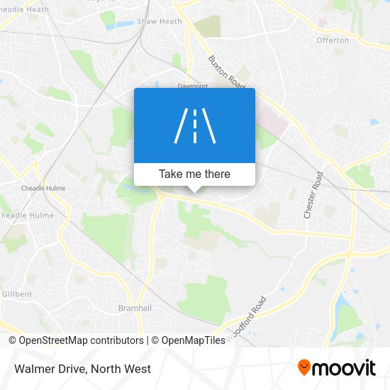 Walmer Drive map