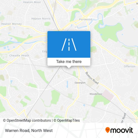 Warren Road map