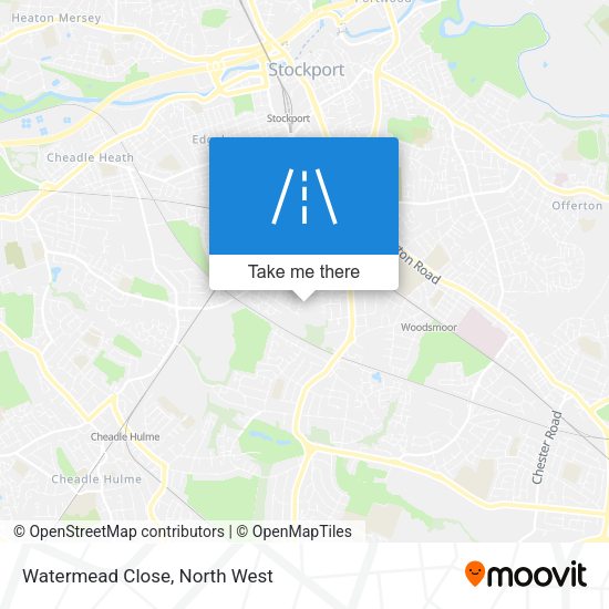 Watermead Close map