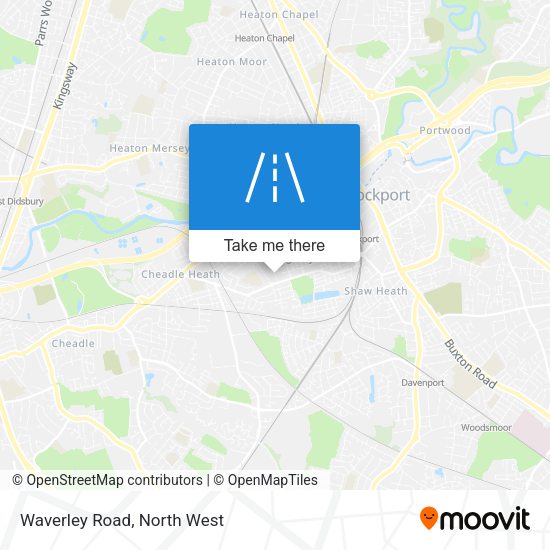 Waverley Road map