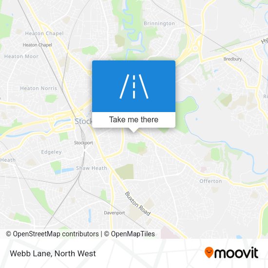 Webb Lane map