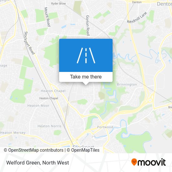 Welford Green map