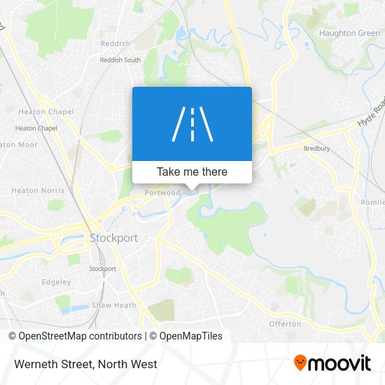 Werneth Street map