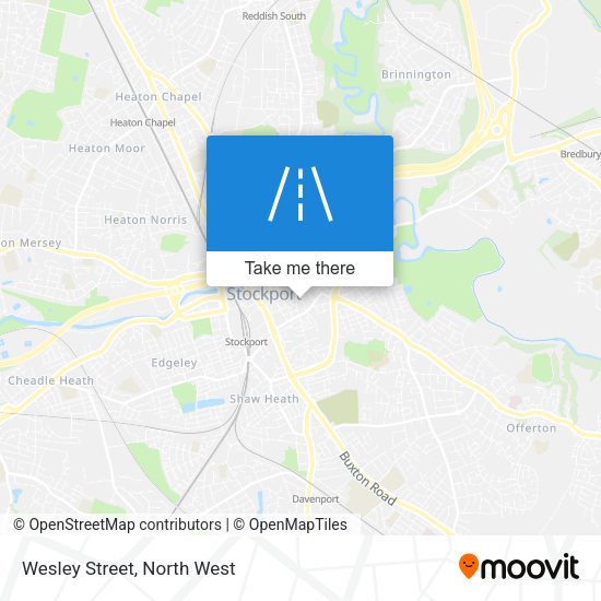 Wesley Street map