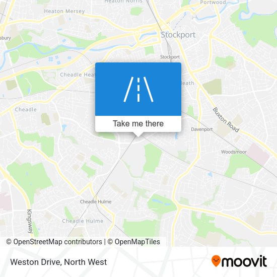 Weston Drive map