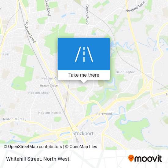 Whitehill Street map