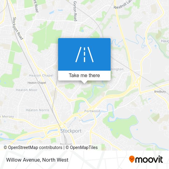 Willow Avenue map