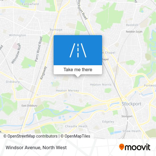 Windsor Avenue map