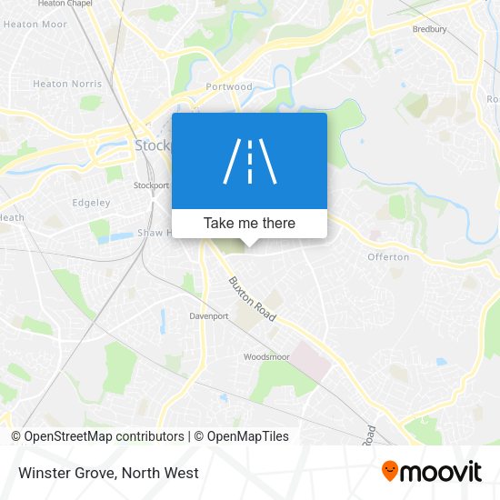 Winster Grove map