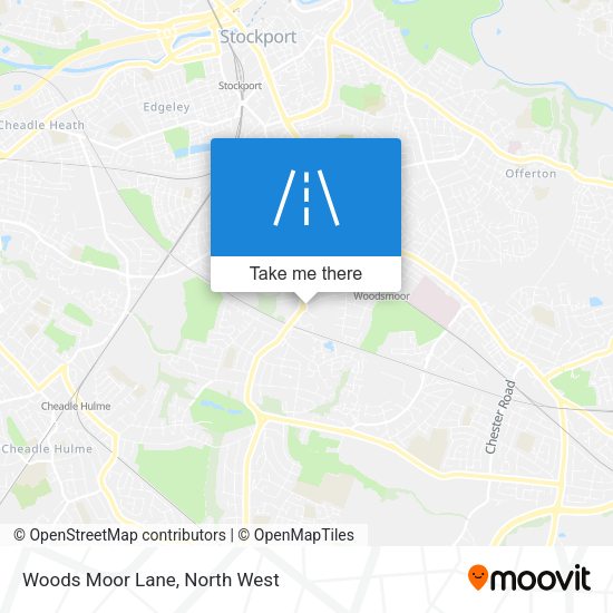 Woods Moor Lane map