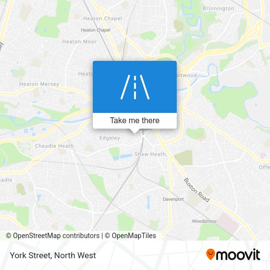 York Street map