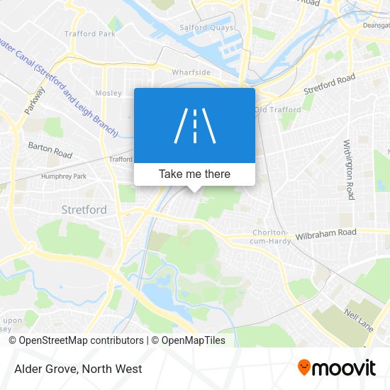 Alder Grove map