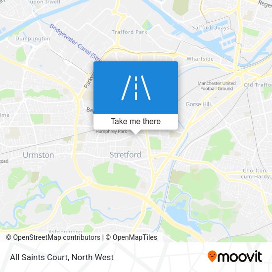 All Saints Court map