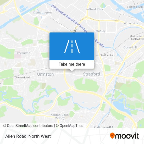 Allen Road map